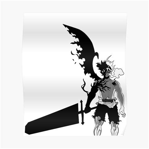 Asta Demon Form Poster For Sale By Habibian Redbubble