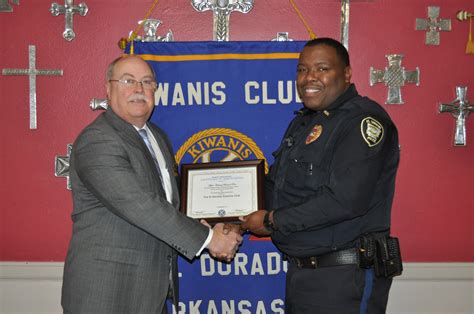 El Dorado News Times November Officer Award