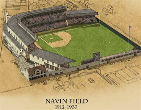 Detroit Tigers Navin Field 1912 1937 Baseball Stadium Baseball