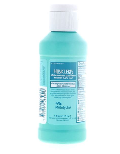Hibiclens Antiseptic Skin Cleanser 4 Oz Bottle Pack Of 5