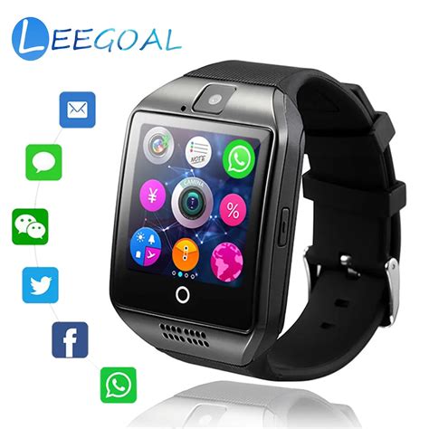 Bluetooth Smart Watch Q18 Touch Screen Smart Watches With Camera Simtf