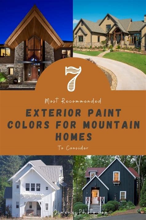 7 Most Recommended Exterior Paint Colors For Mountain Homes To Consider