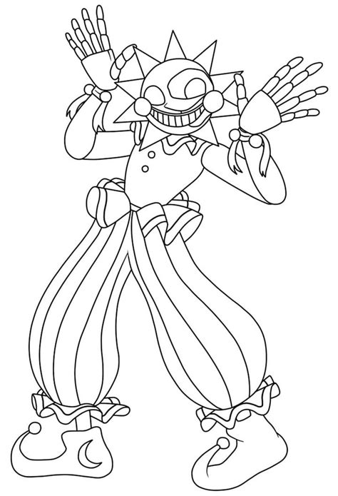 Print Fnaf Sundrop Coloring Page Free Printable Coloring Pages For Kids