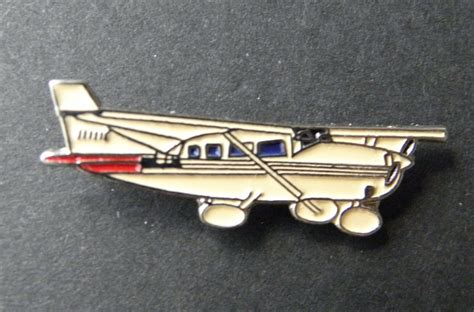 Cessna Stationair Plane Civil Aircraft Lapel Pin Badge 11 Inches