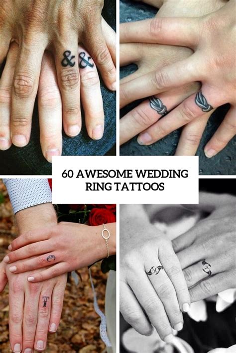 60 Awesome Wedding Ring Tattoos Imurcia