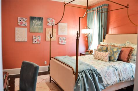 18 Coral Bedroom Designs Ideas Design Trends Premium Psd Vector