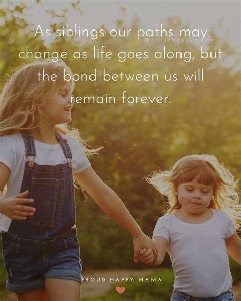quotes about sibling bonds