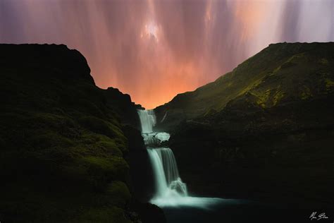 Falls Clouds Clouds Waterfall Beautiful Waterfalls