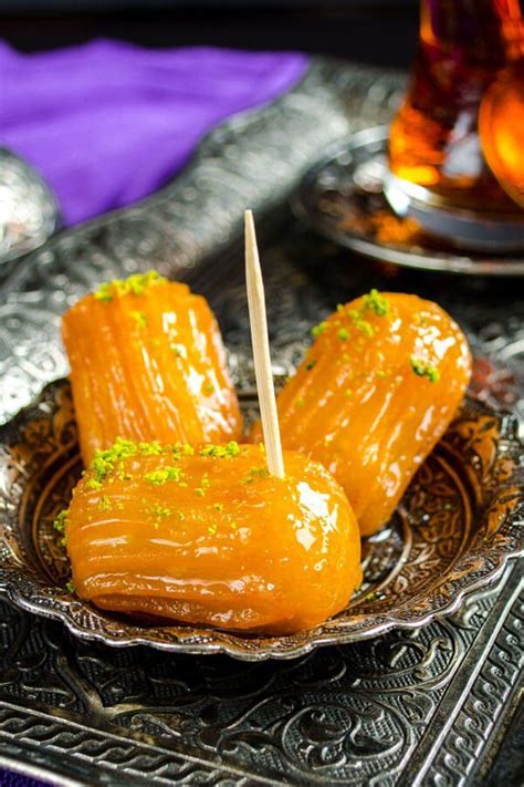 Turkish Syrupy Tulumba Dessert Recipe Give Recipe Recipe Turkish