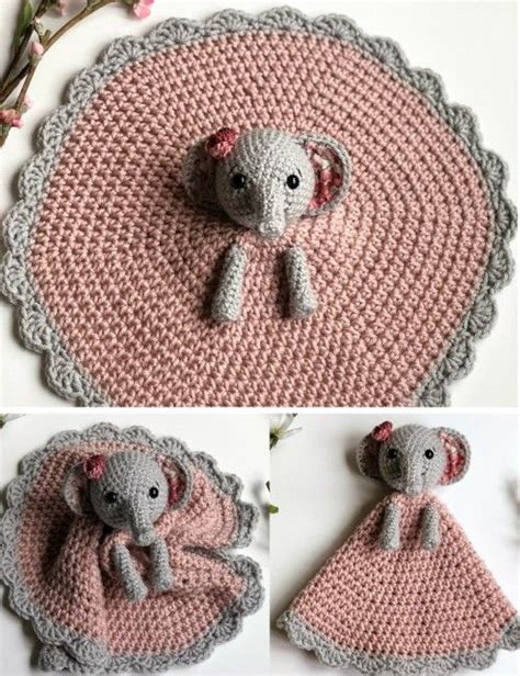 Ellie The Elephant Lovey Free Pattern Beautiful Skills Crochet