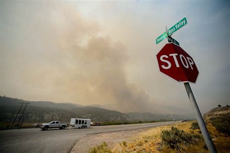 Us Highway 6 Has Reopened After A Wildfire Jumped The Road In