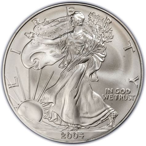2004 American Silver Eagle Values And Prices