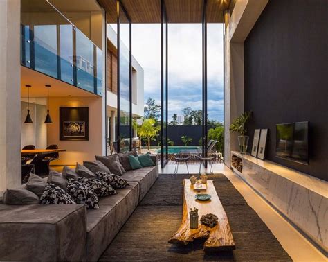 Architecturally Striking Two Story Modern Dwelling In Brazil Casas