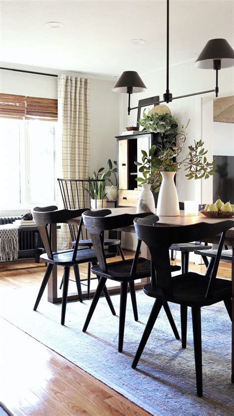 Affordable Modern Black Dining Chairs Made By Carli