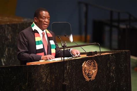 Newsdzezimbabwe Live Mnangagwa Un Speech