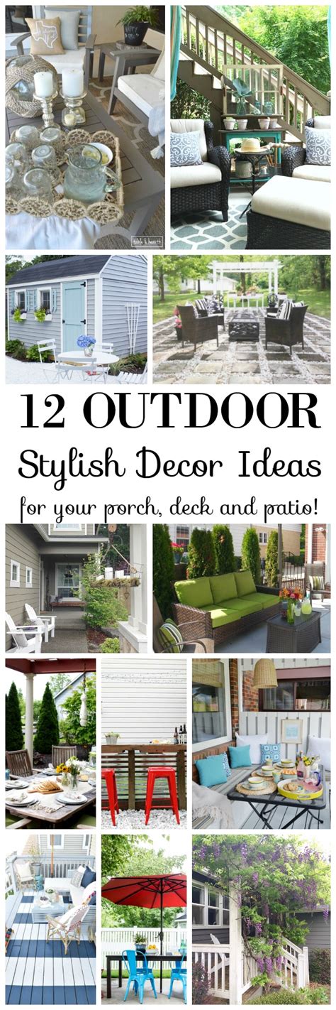 Diamond decks offers a range of services from deck installation, to patio cover construction, to pouring and stamping concrete. 12 Stylish Porch, Deck and Patio Decor Ideas - Setting for ...