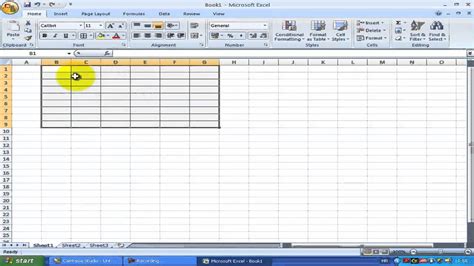 Kako Napraviti Tabelu U Mo Excel Youtube