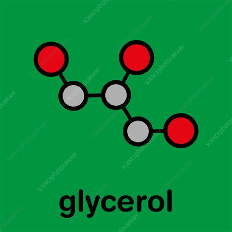 Glycerol Molecule Illustration Stock Image F0278681 Science