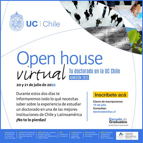 Open House Virtual De Doctorados UC Doctorado En Ciencias