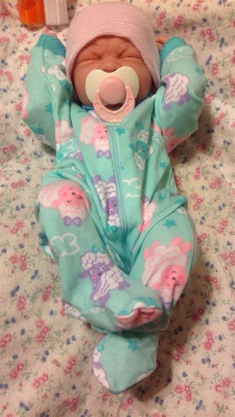 First Tears Reborn Baby Preemie Sized 14 Girl Doll W Clothing Bottles