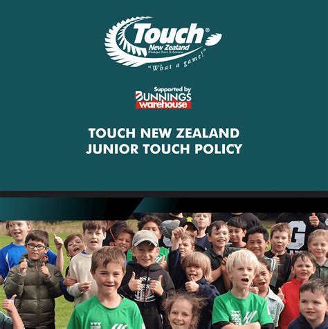 Touch Nz Junior Policy