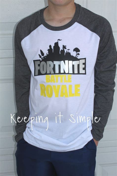 Fortnite birthday party ideas including decorations, food table decor, birthday banner, and fortnite birthday party favors. DIY Fortnite Battle Royale Shirt | Gaming shirt, Cricut ...
