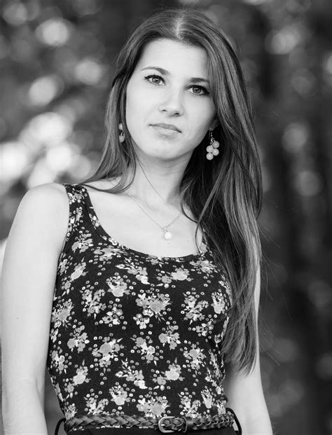 Photo Of An Amazingly Beautiful Roman Catholic Girl Photographed In May 2014 Black And White