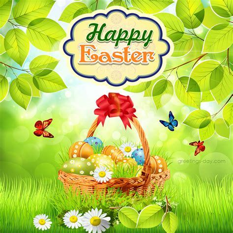 I wish you and your family a happy easter! Greeting cards for every day