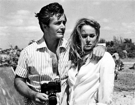 Ursula Andress Con Il Suo Primo Marito John Derek Blackandwhite Is