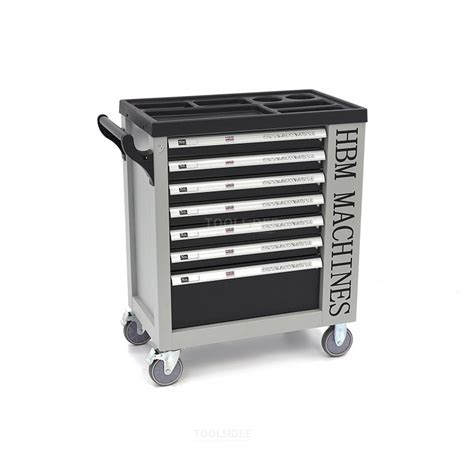 Hbm Piece Inch Sizes Premium Filled Tool Trolley With Door And