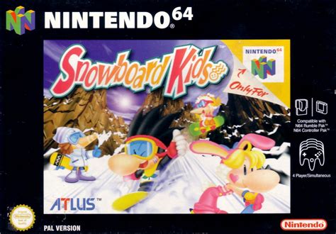 Snowboard Kids 1997 Nintendo 64 Box Cover Art Mobygames