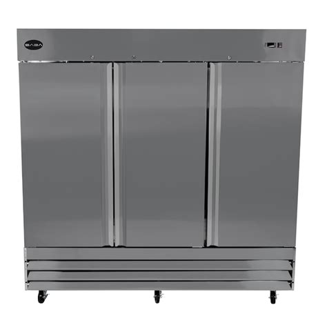 Saba 72 Cu Ft Frost Free Commercial Freezer Stainless Steel In The
