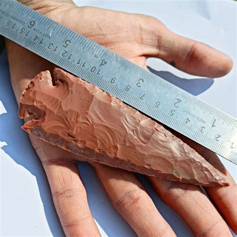 Native American 5 Inch Agate Arrowhead Indian Hand Knapped At Rs 110