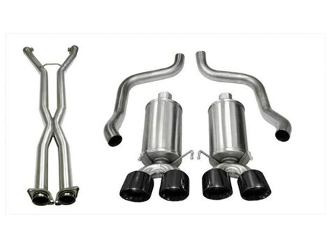 Corsa Performance 25 Dual Rear Exit Cat Back Exhaust System With Twin