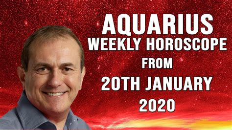 Aquarius Weekly Horoscopes And Astrology From 20th January 2020 Energy