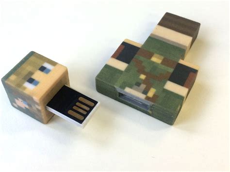Turn Your Virtual Minecraft Avatar Into A Real Life Usb Flash Drive