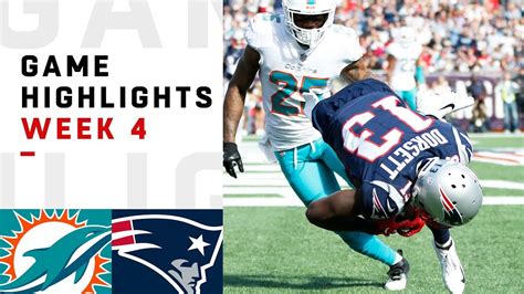 Dolphins Vs Patriots Week 4 Highlights Nfl 2018 Youtube