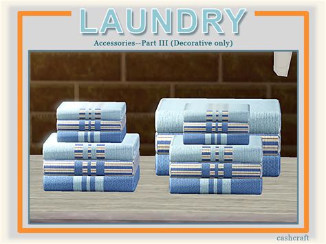 The Sims Resource Modern Laundry Stack Of Towels