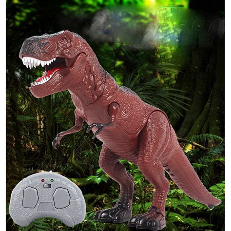 Lelinta Jurassic World Dinosaur Toys Led Light Up Walking And Roaring Realistic T Rex Dinosaur