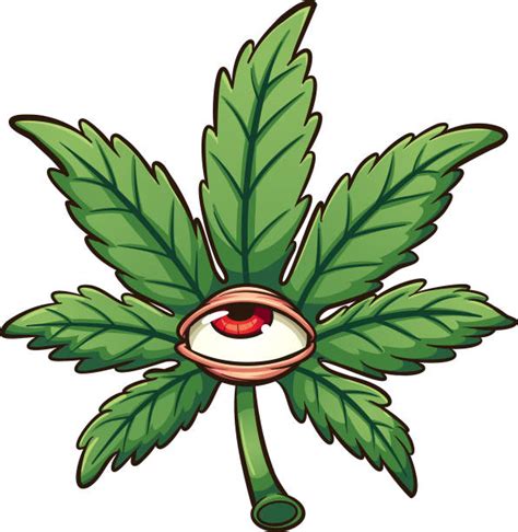 Weed Leaves Cartoon Illustrations Royalty Free Vector Graphics And Clip