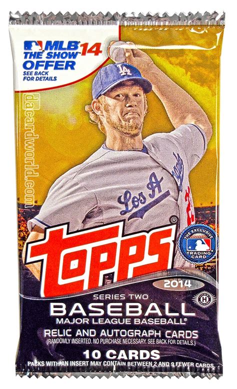 The baseball card database currently has the following action packed card sets online and available. 2014 Topps Series 2 Baseball Hobby Pack | DA Card World