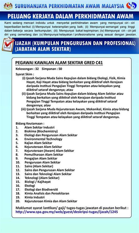 Semasa di sekolah, jadual kelas menjadi tatapan penting bagi budak sekolah. Peluang Kerja Kerajaan Jawatan Gred 41 - Rujukan PSEE ...