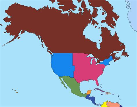 Headcannon Map Of North America 1945 Kaiserreich