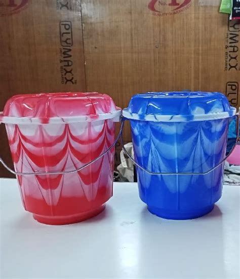 Double Colour Plastics Bucket Certification Intertek Inr 35inr 70