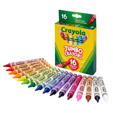 Crayola Jumbo Crayons 16 Count Web Exclusives Eai Education