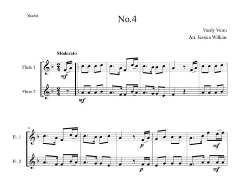 10 Easy Flute Duets Digital Download Jdw Sheet Music