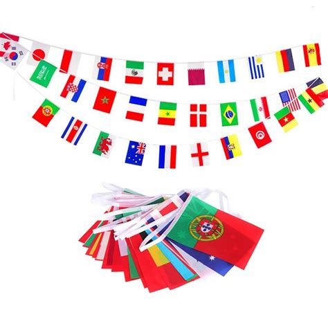 Buy 100 Countries String Bunting Flag International World Flags Bar