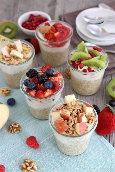Healthy And Delicious Overnight Oats Ideas Gluten Free And Dairy Free Options Healthy