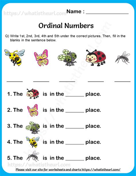 Ordinal Numbers Worksheet For Grade 1 4 Your Home Teacher 871