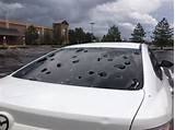 Images of Hail Damage To Car Roof